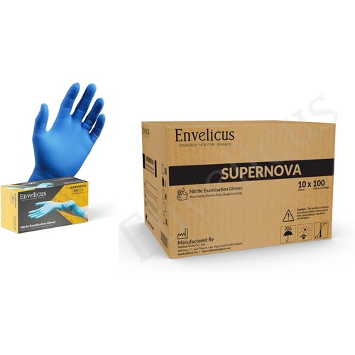 Supernova 4 Mil Exam Grade Nitrile Gloves - SIZE MEDIUM