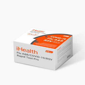 iHealth® Flu A & B/COVID-19/RSV Rapid Test Pro 4in1 POC TEST